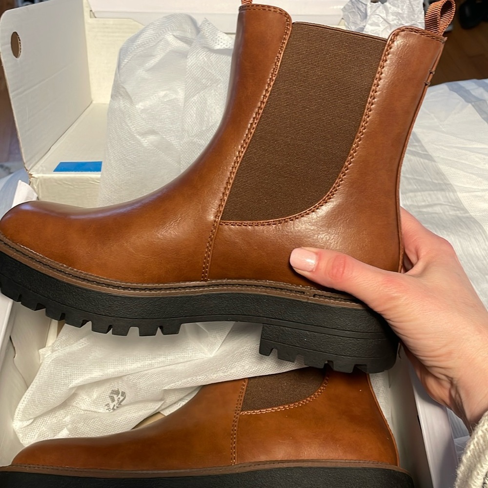 Brand New still in box.  Brown Chelsea Boots